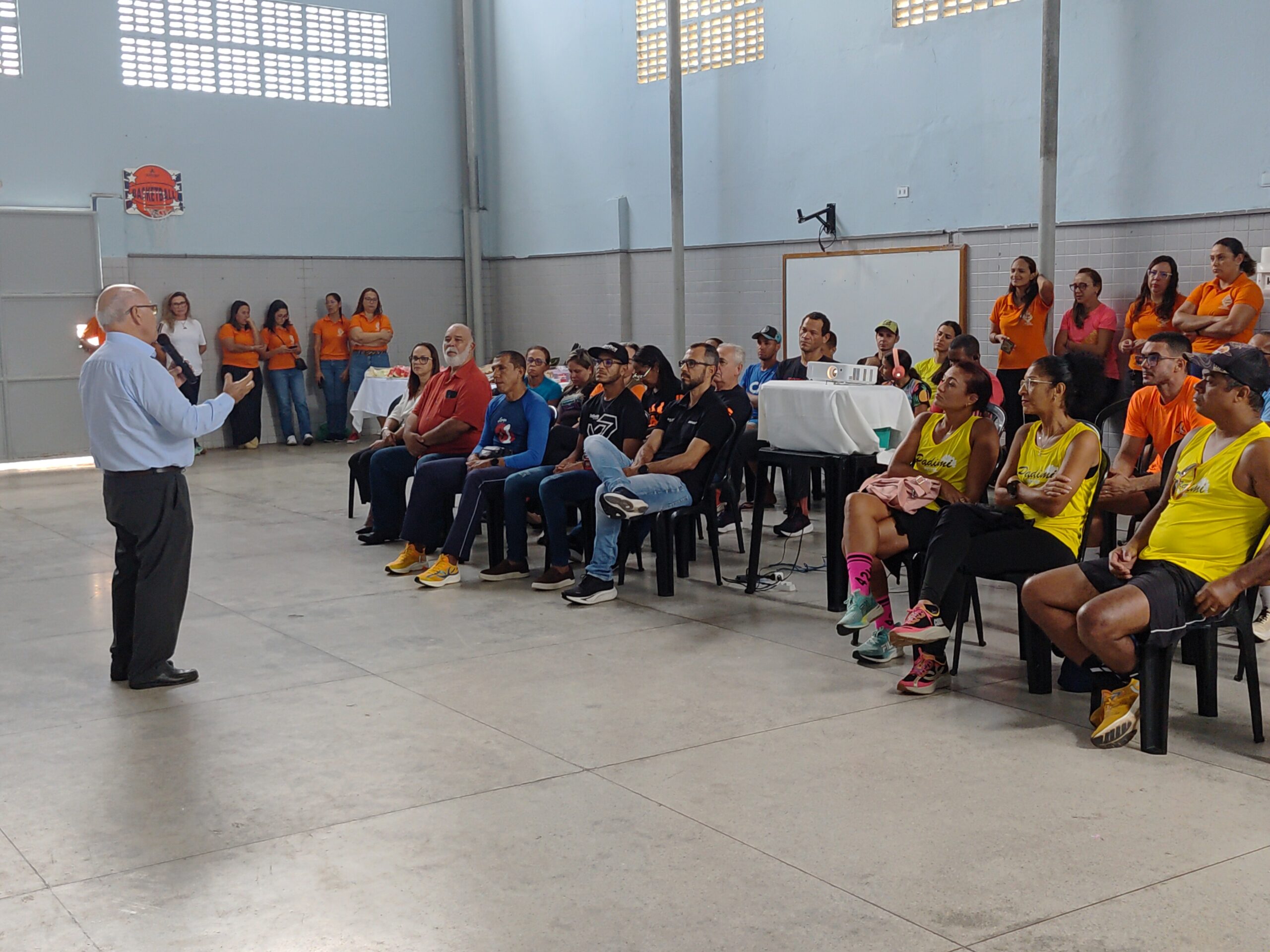 Lançamento da 10ª Edição da Corrida e Caminhada de Santa Terezinha. Foto: Rozália Rijo / Pascom Santa Terezinha.