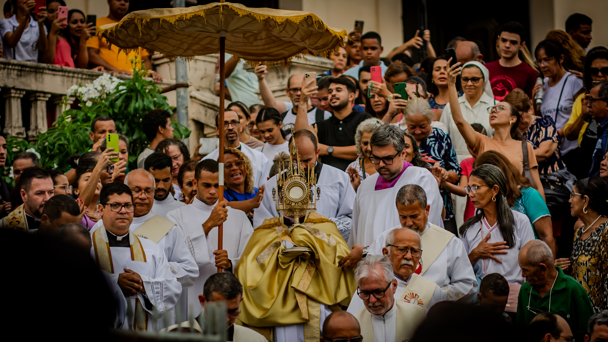 Celebração de Corpus Christi em Maceió, em 2024. Foto: Carlos Wilker. 