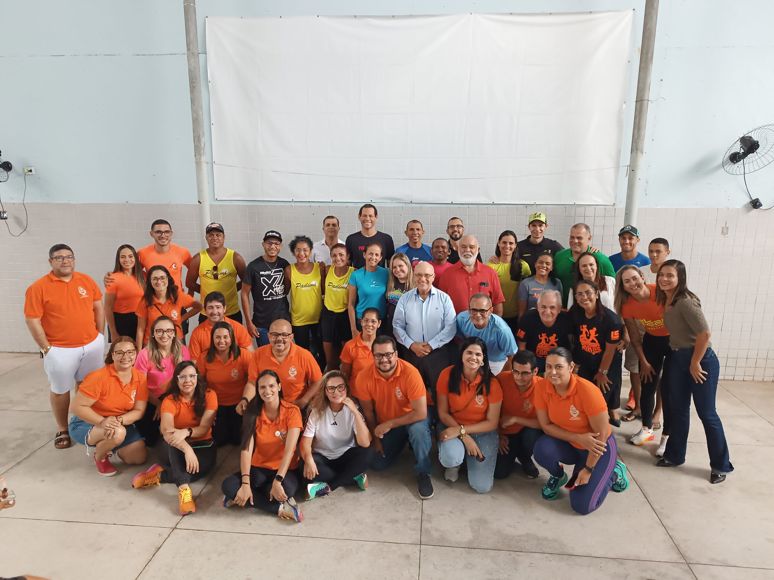 Lançamento da 10ª Edição da Corrida e Caminhada de Santa Terezinha. Foto: Rozália Rijo / Pascom Santa Terezinha.