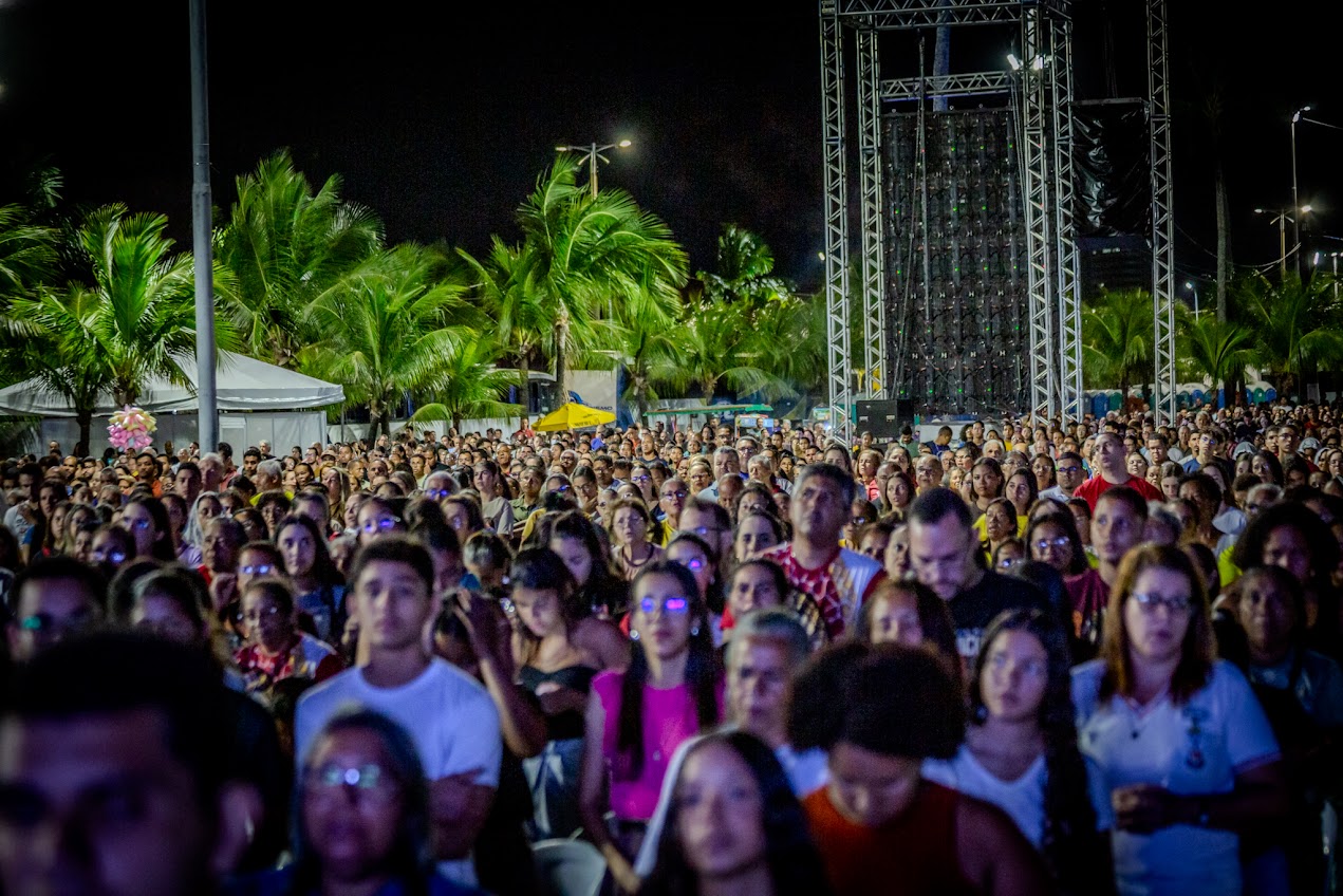 Celebração Eucarística de encerramento da festa da Padroeira de Maceió, Nossa Senhora dos Prazeres. Foto: Carlos Wilker.
