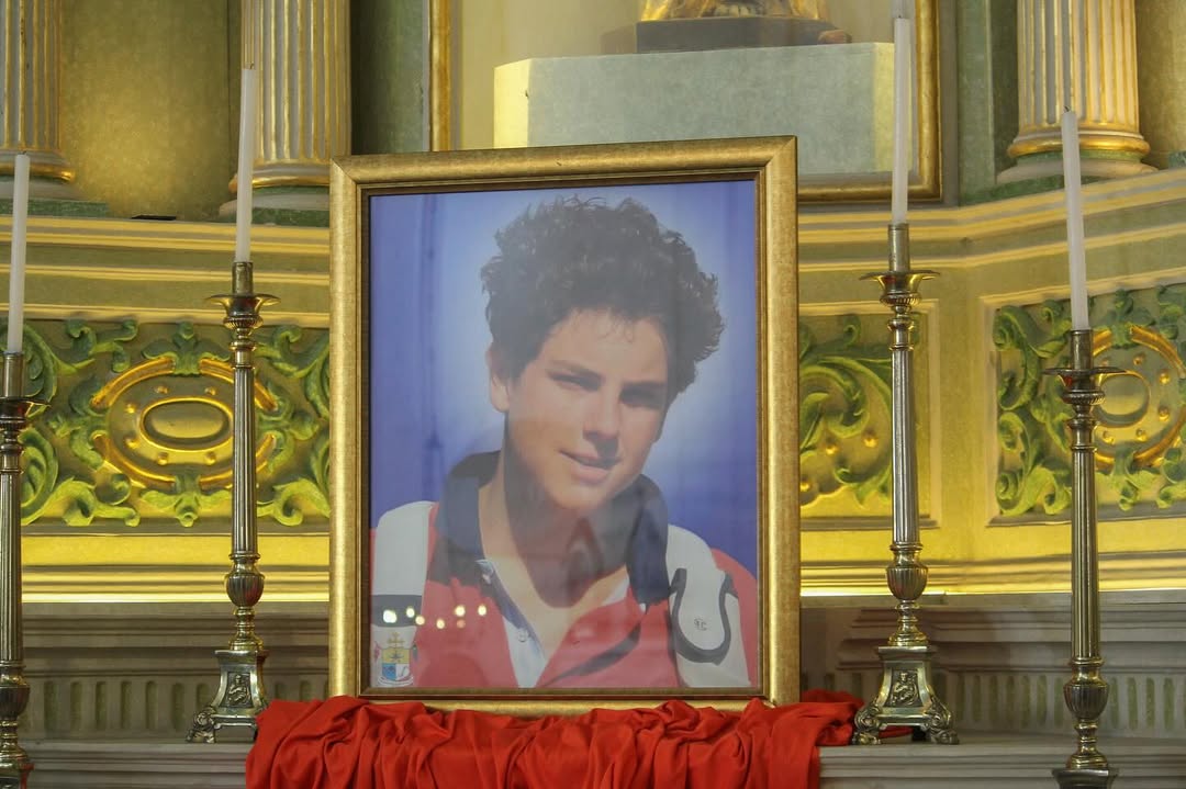 São Carlo Acutis na Catedral Metropolitana de Maceió. Gabriel Lima | Pascom Arquidiocesana