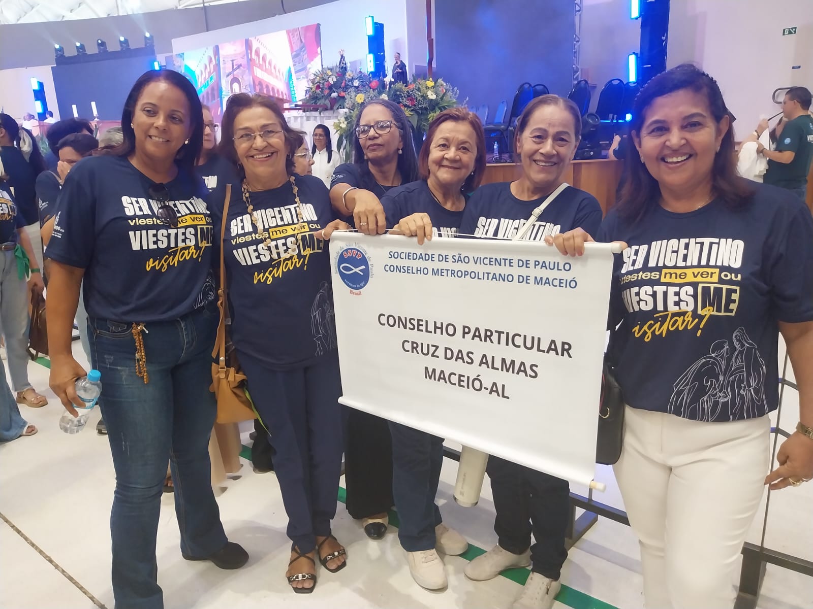 Organizada pelo Conselho Nacional do Brasil (CNB) da Sociedade de São Vicente de Paulo (SSVP), a Romaria deste ano teve como tema “Vicentinos: vieste me ver ou vieste me visitar?”.