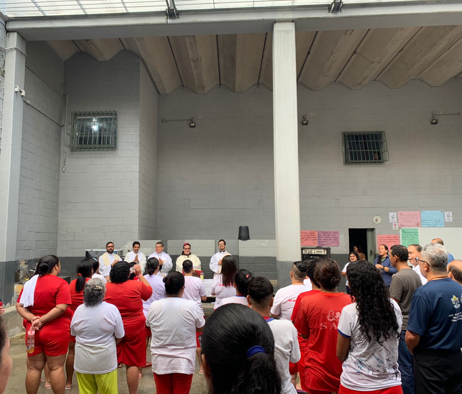 Jubileu dos Reclusos no Complexo Prisional em Maceió. Foto: Mariane Rodrigues.