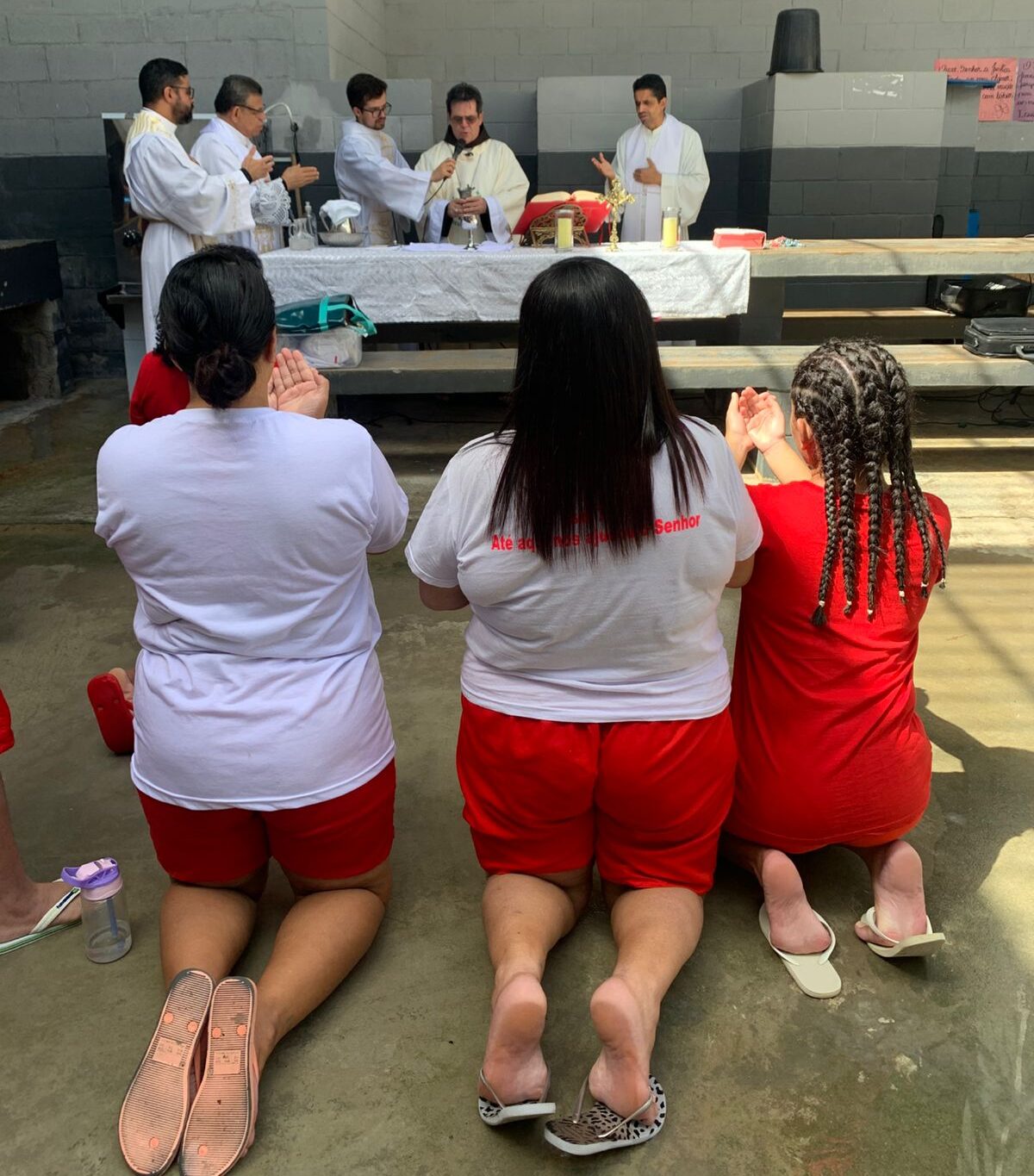 Jubileu dos Reclusos no Complexo Prisional em Maceió. Foto: Mariane Rodrigues.