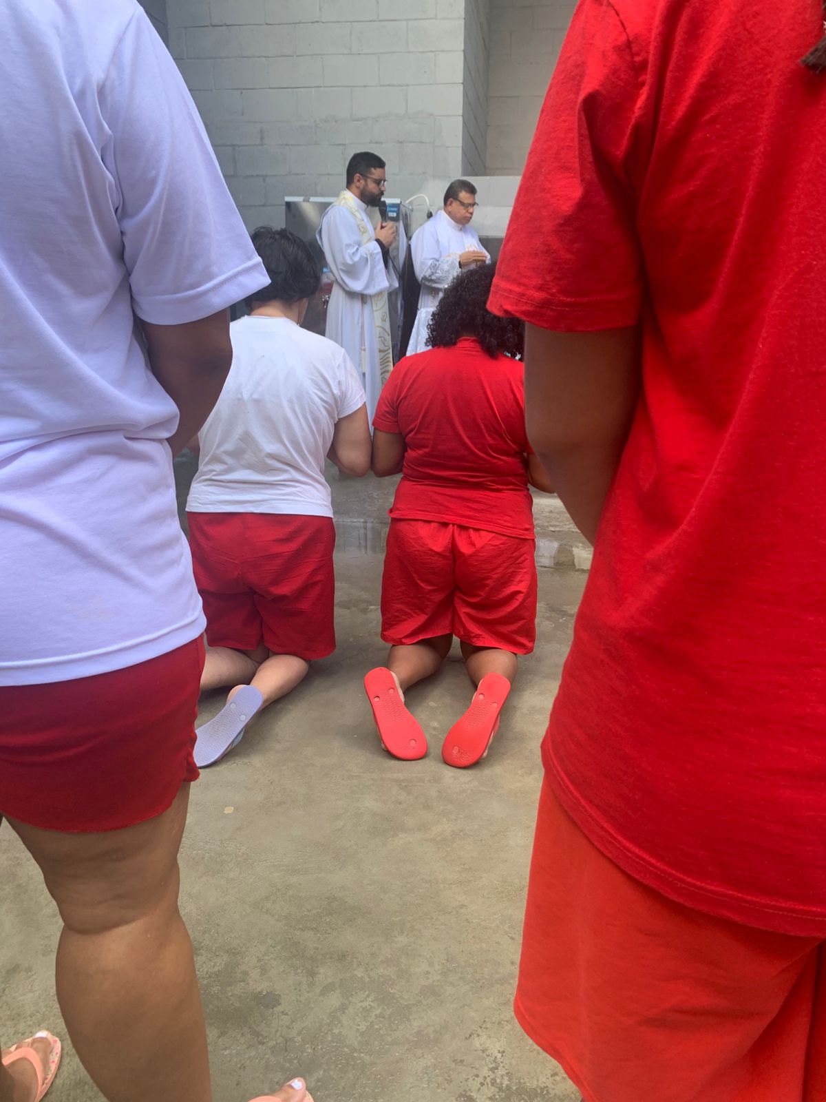Jubileu dos Reclusos no Complexo Prisional em Maceió. Foto: Mariane Rodrigues.