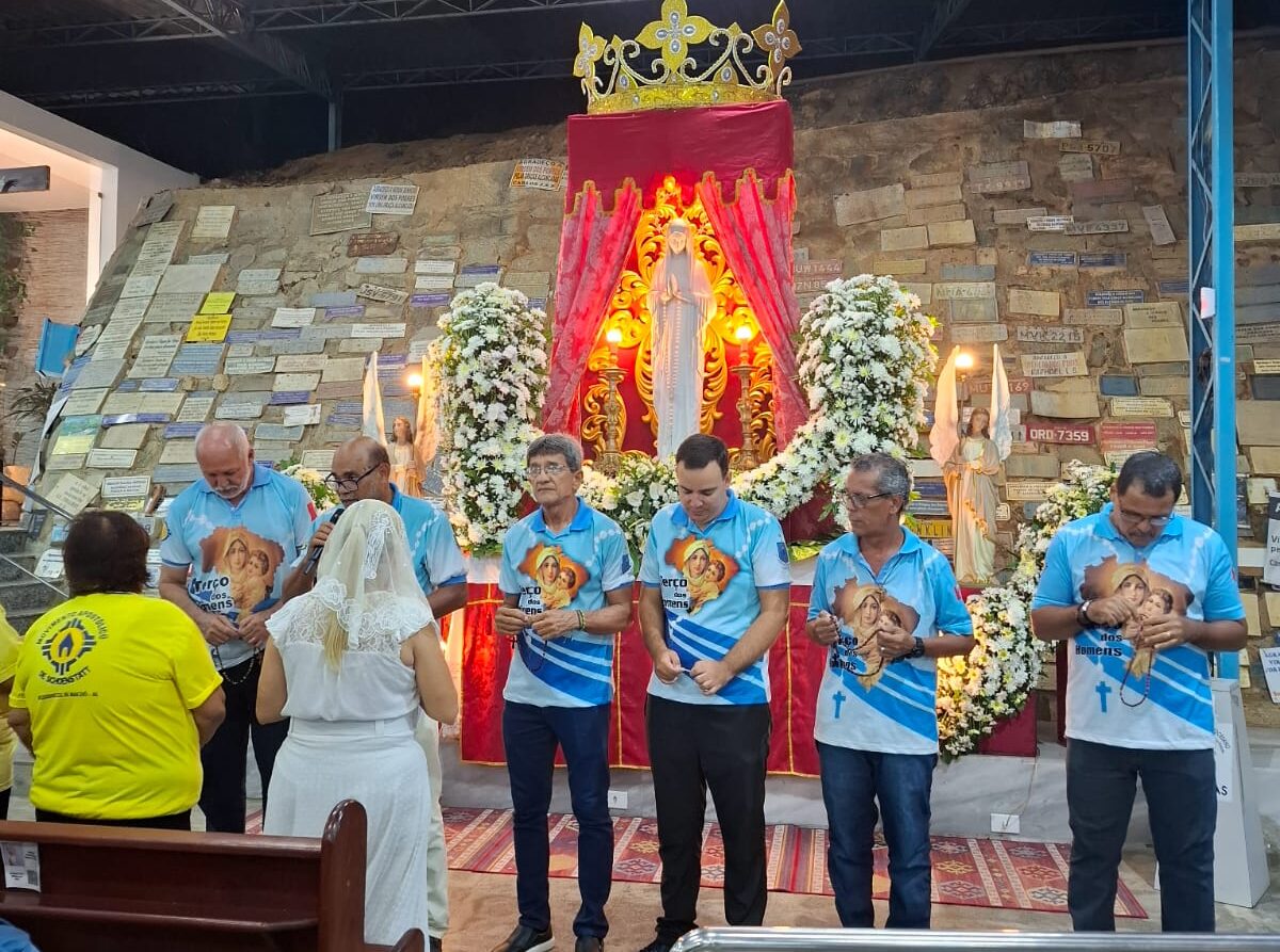 Setenário de Nossa Senhora Virgem dos Pobres. Foto: Rose Lino/ Pascom Arquidiocesana.