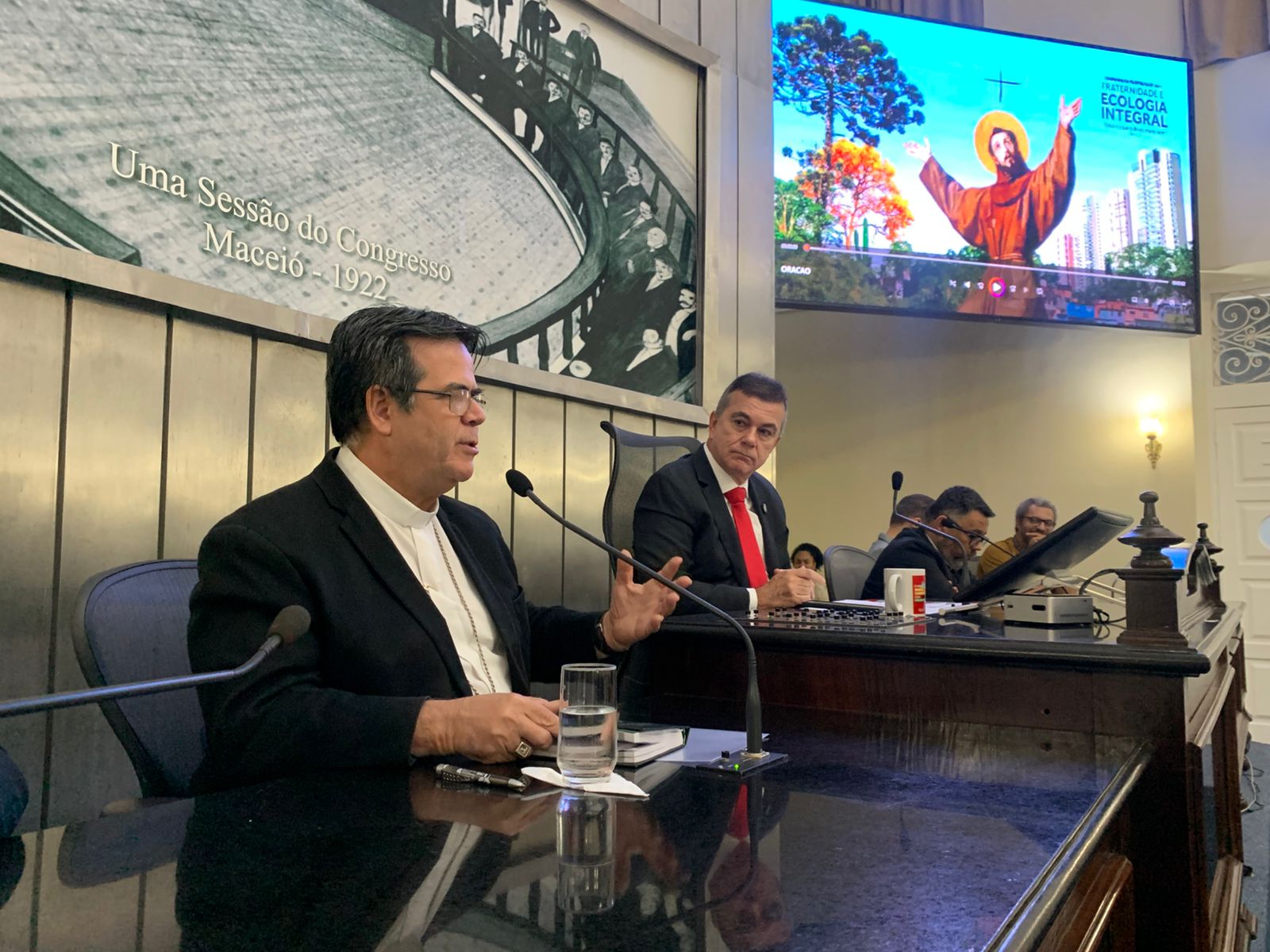 Sessão na ALE debateu a Campanha da Fraternidade. Foto: Mariane Rodrigues