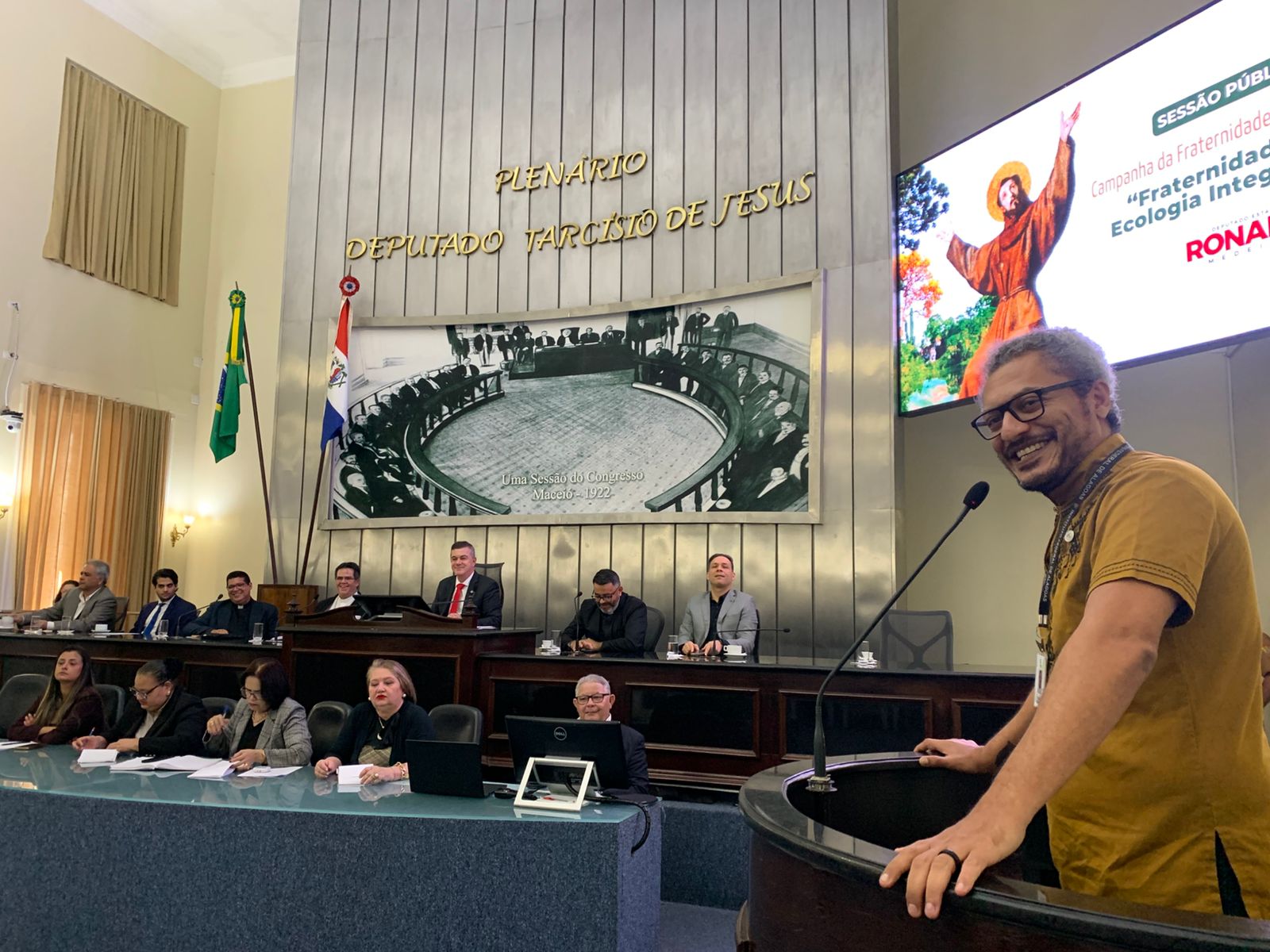 Sessão na ALE debateu a Campanha da Fraternidade. Foto: Mariane Rodrigues