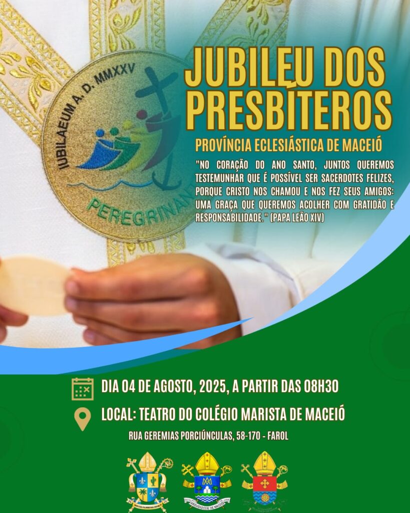Jubileu dos Presbíteros acontece no dia 4 de agosto.