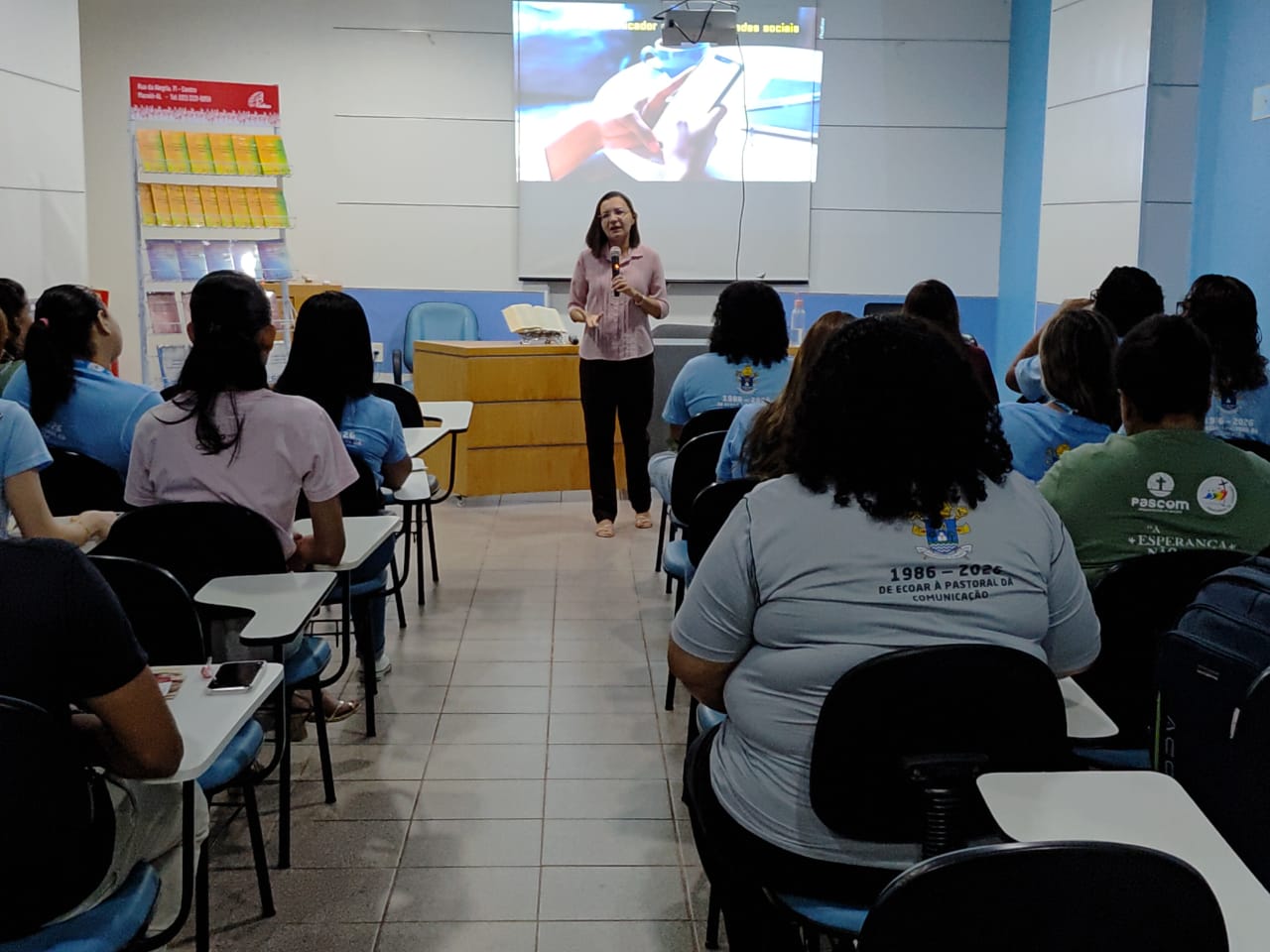 Pascom Arquidiocesana promoveu momento de formação na Livraria Paulinas.