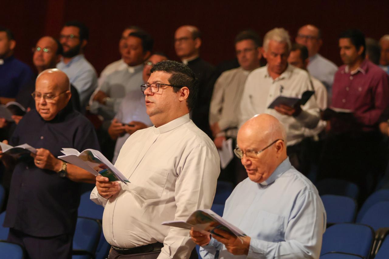 Padres se reúnem para celebrar o Jubileu dos Presbíteros. Foto: Carlos Roberto| Pascom Arquidiocesana.