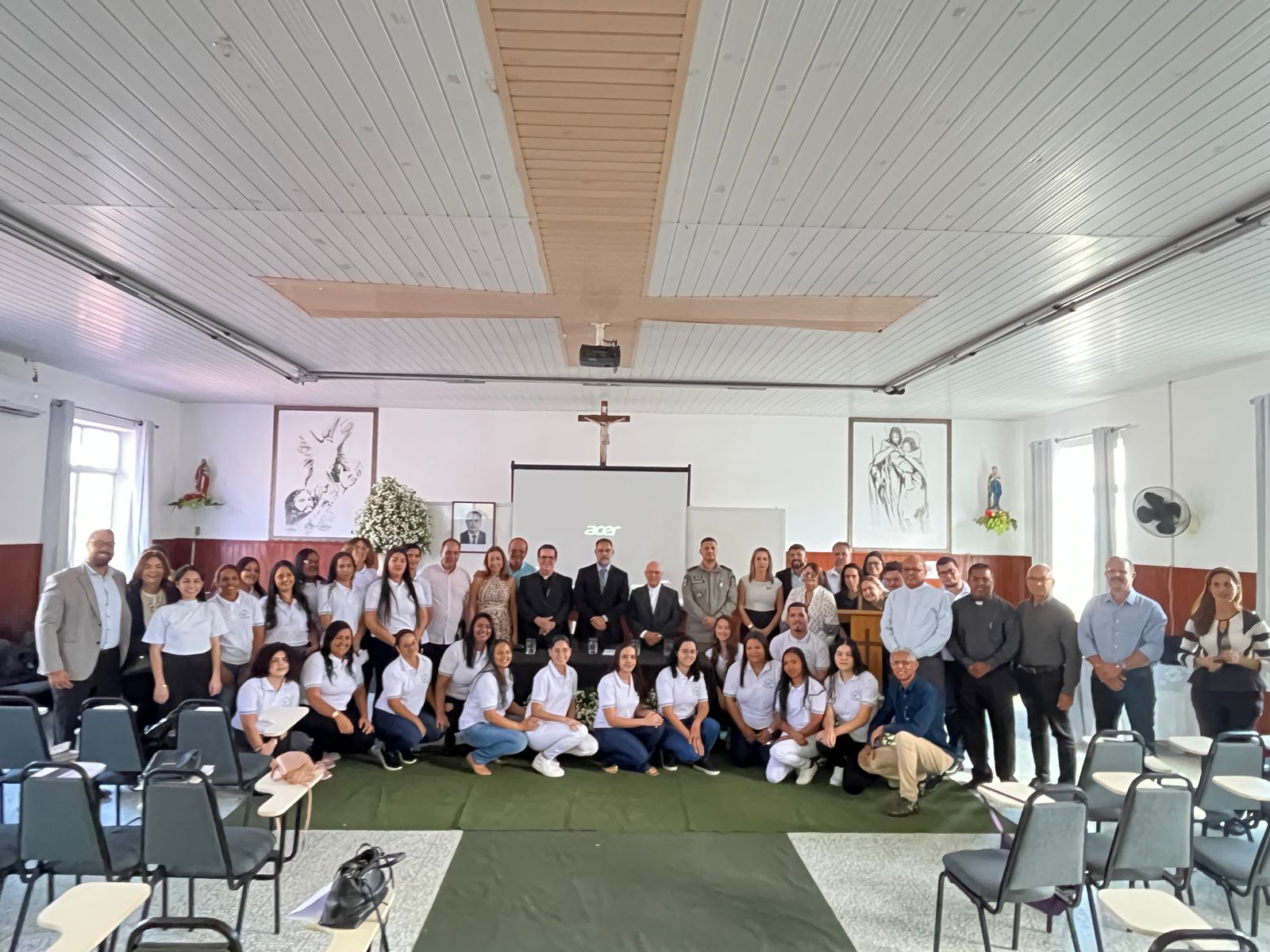 Abertura do curso de formação para técnico de enfermagem. Foto: Carlos Roberto. 
