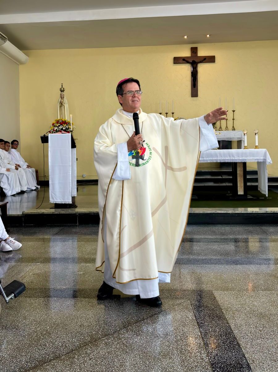 Jubileu dos enfermos foi realizado na Capela de São Vicente de Paulo, na Santa Casa de Misericórdia de Maceió. Foto: Manoela Ponciano.