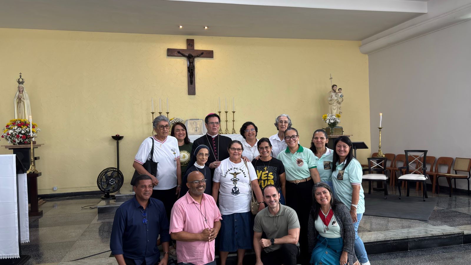 Jubileu dos enfermos foi realizado na Capela de São Vicente de Paulo, na Santa Casa de Misericórdia de Maceió. Foto: Manoela Ponciano.