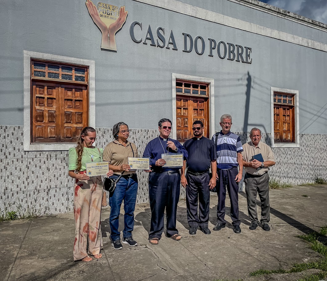 Casa do Pobre recebeu doações. Foto: Carlos Wilker. 