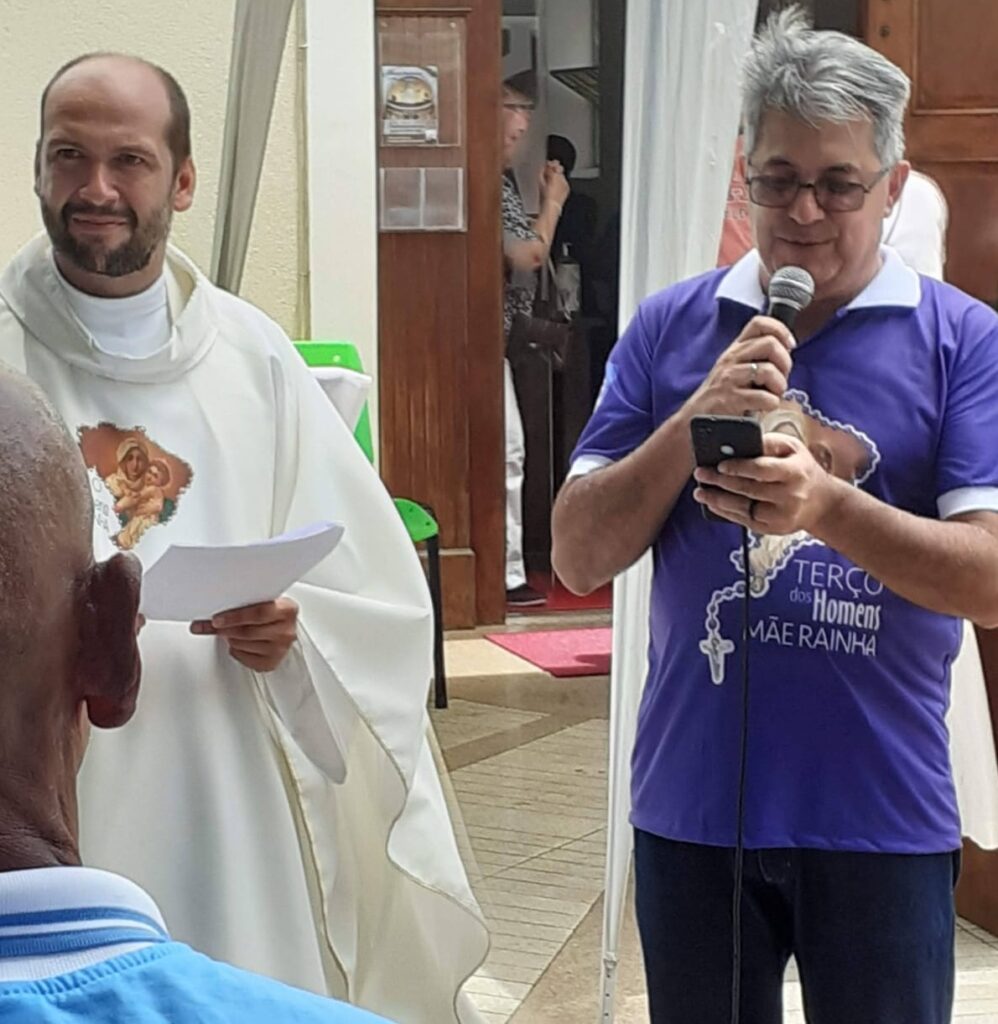 Joel Andrada e Padre Vitor Possetti, vice-postulador da causa.