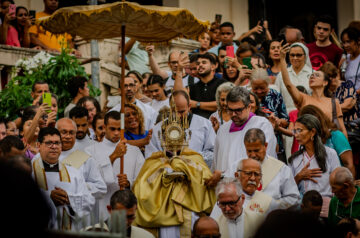 Celebração de Corpus Christi em Maceió, em 2024. Foto: Carlos Wilker.