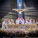 Celebração Eucarística de encerramento da festa da Padroeira de Maceió, Nossa Senhora dos Prazeres. Foto: Carlos Wilker.