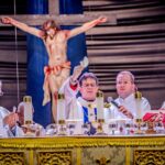 Celebração Eucarística de encerramento da festa da Padroeira de Maceió, Nossa Senhora dos Prazeres. Foto: Carlos Wilker.