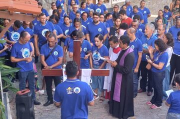 Diversas paróquias da Arquidiocese enviaram seus representantes, reunindo dezenas de agentes pastorais. Fotos: Pastoral Familiar.