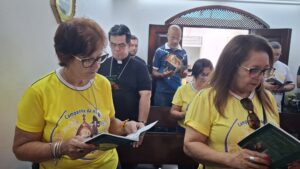 O encontro contou com a presença das ramificações do movimento na Arquidiocese de Maceió: Campanha da Mãe Peregrina, Liga de Mães de Schoenstatt e Apostolado do Terço dos Homens Mãe Rainha. Fotos: Suzana Lima.