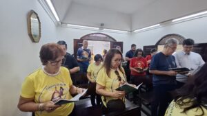 O encontro contou com a presença das ramificações do movimento na Arquidiocese de Maceió: Campanha da Mãe Peregrina, Liga de Mães de Schoenstatt e Apostolado do Terço dos Homens Mãe Rainha. Fotos: Suzana Lima.