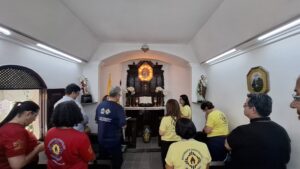 O encontro contou com a presença das ramificações do movimento na Arquidiocese de Maceió: Campanha da Mãe Peregrina, Liga de Mães de Schoenstatt e Apostolado do Terço dos Homens Mãe Rainha. Fotos: Suzana Lima.