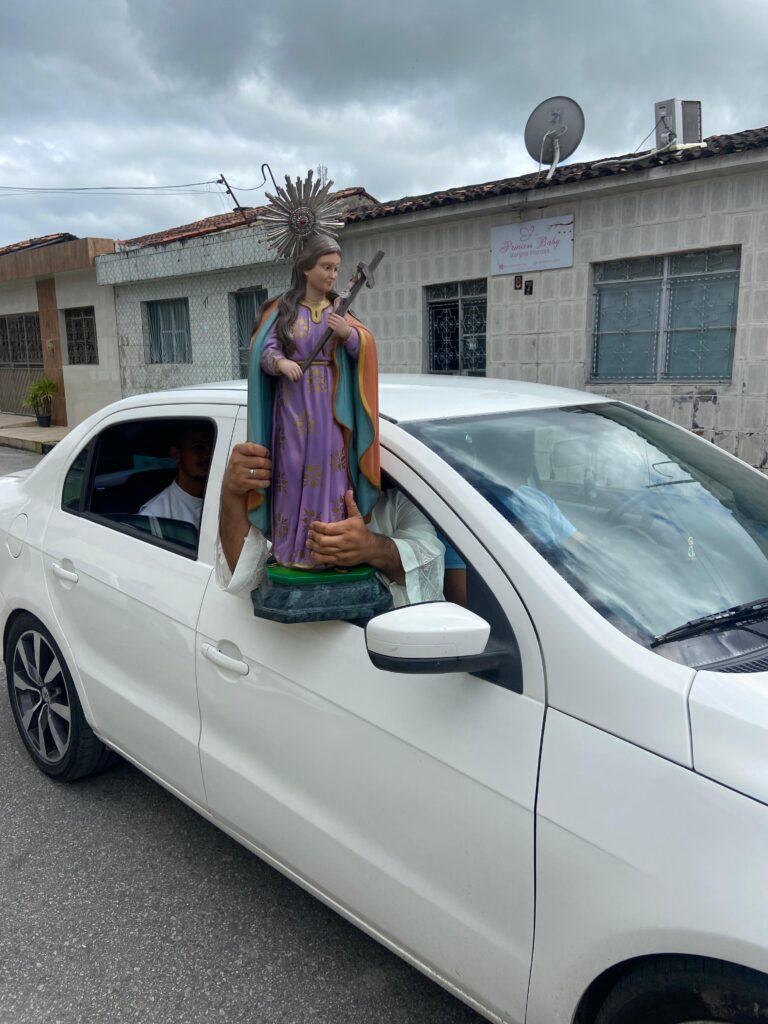 As celebrações tiveram início no dia 1º de julho, com a tradicional peregrinação da imagem da santa. Foto: Pascom União dos Palmares.