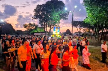 Comunidade do Feitosa homenageia São Carlo Acutis. Foto: Suzana Lima.